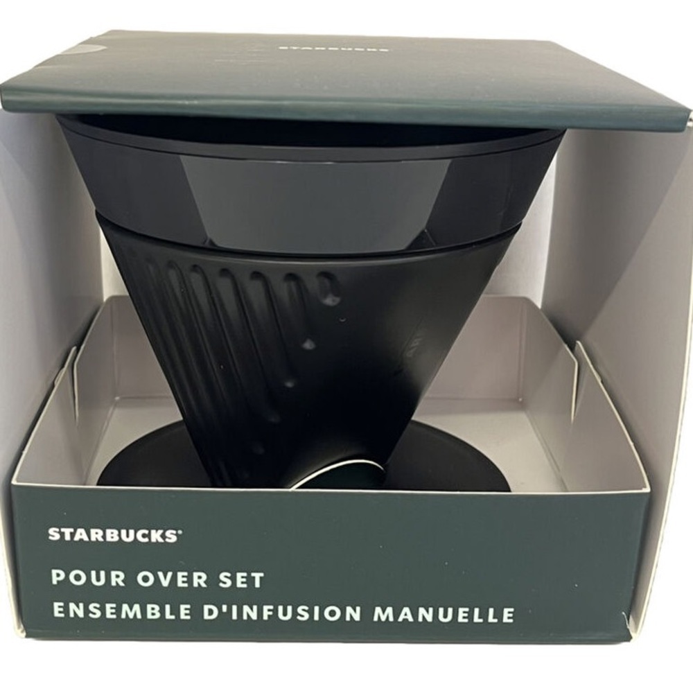 Starbucks Black Pour Over Set